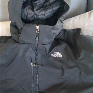 Black north face winter coat size L